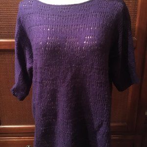 Purple Knit Sweater